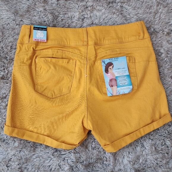 Wax Jean Butt I Love You Push-up Collection Shorts New Mustard Yellow Size 3X - Picture 7 of 10